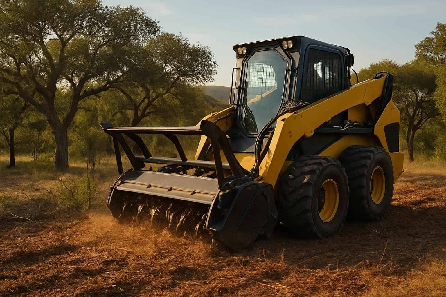 Underbrush Mulching in Mountain Home Texas