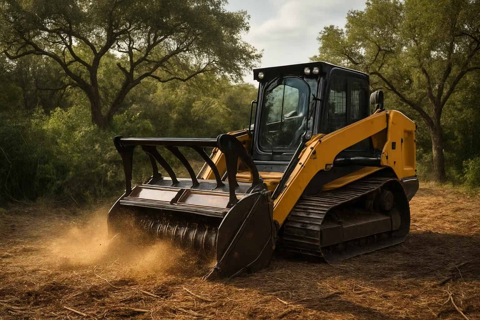 Underbrush Mulching in Sisterdale Texas