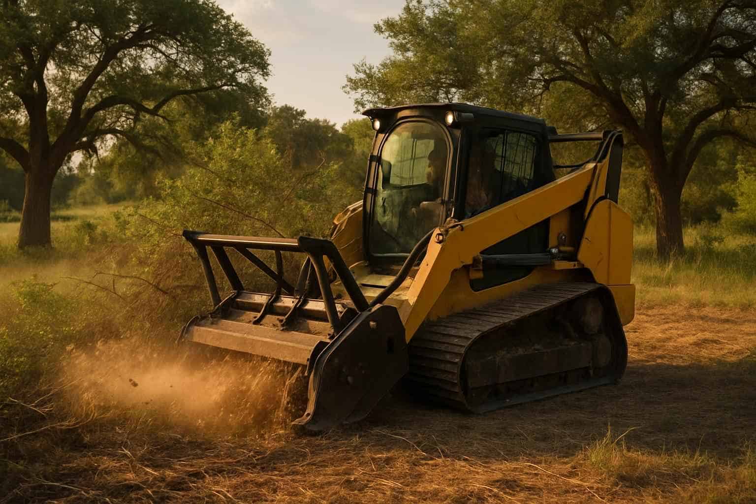 Underbrush Removal in Sisterdale Texas