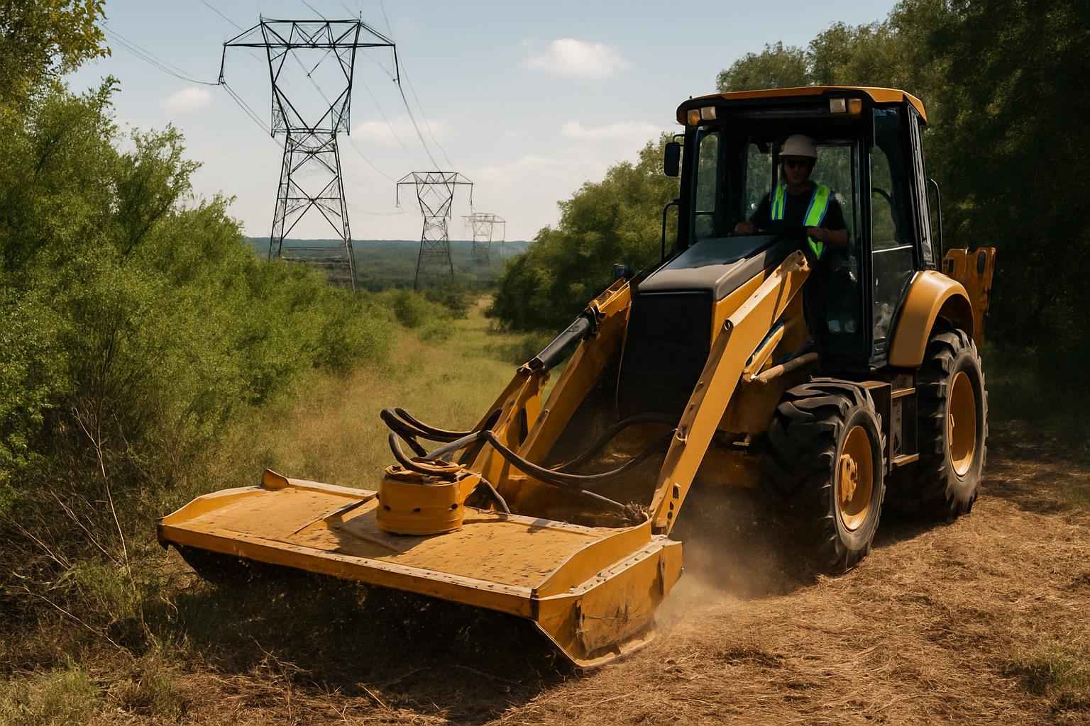 Vegetation Control ROW in Blanco Texas