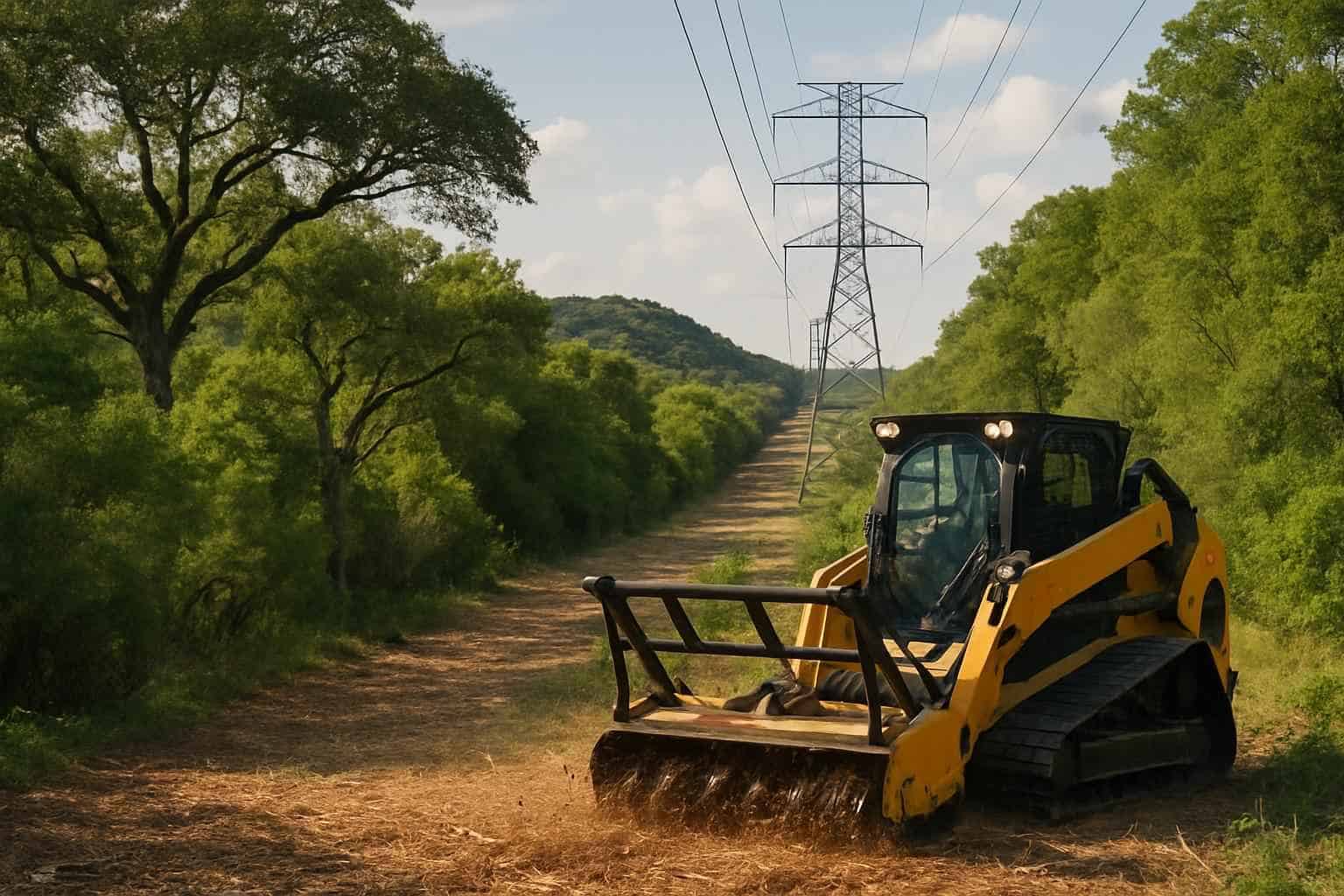Vegetation Control ROW in Camp Verde Texas