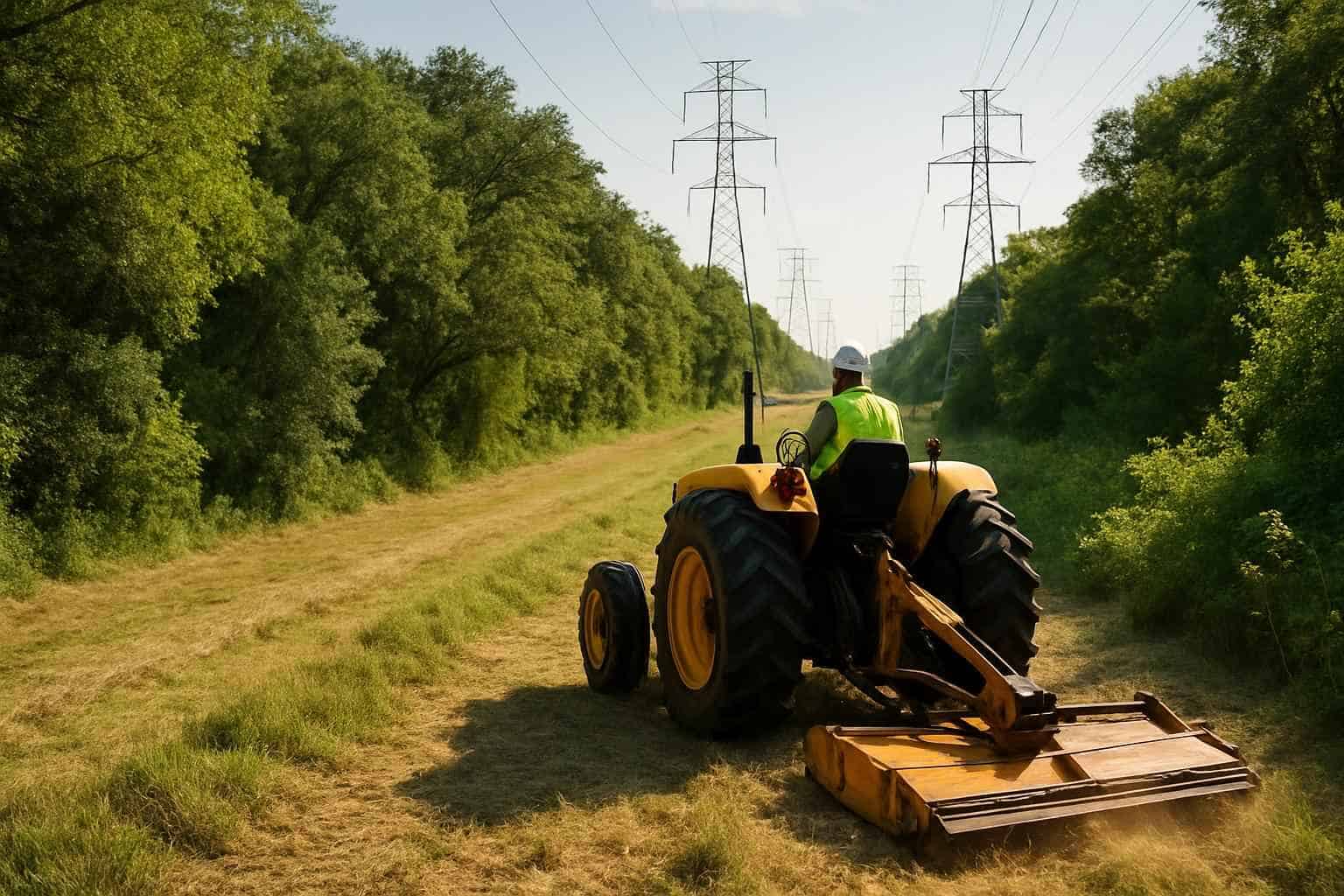 Vegetation Control ROW in Center Point Texas