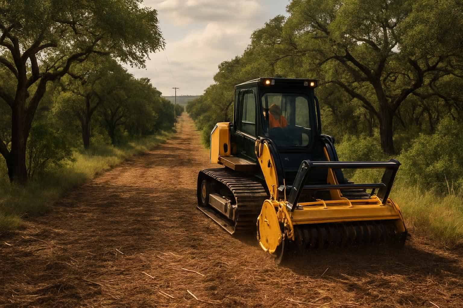 Vegetation Control ROW in Kendalia Texas