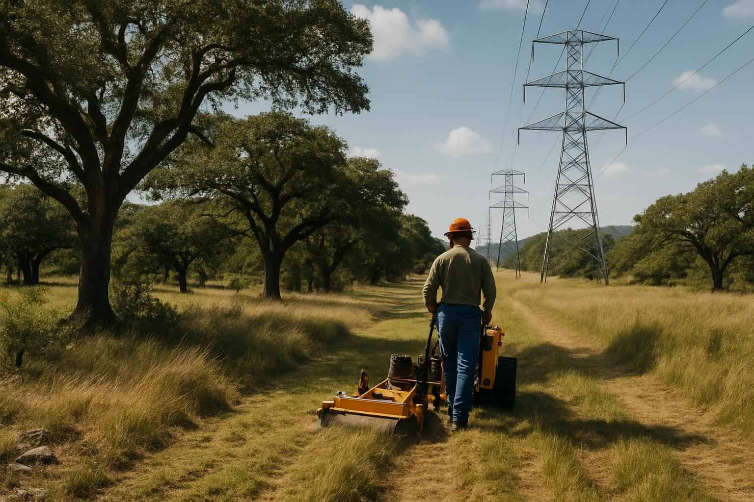 Vegetation Control ROW in Mountain Home Texas