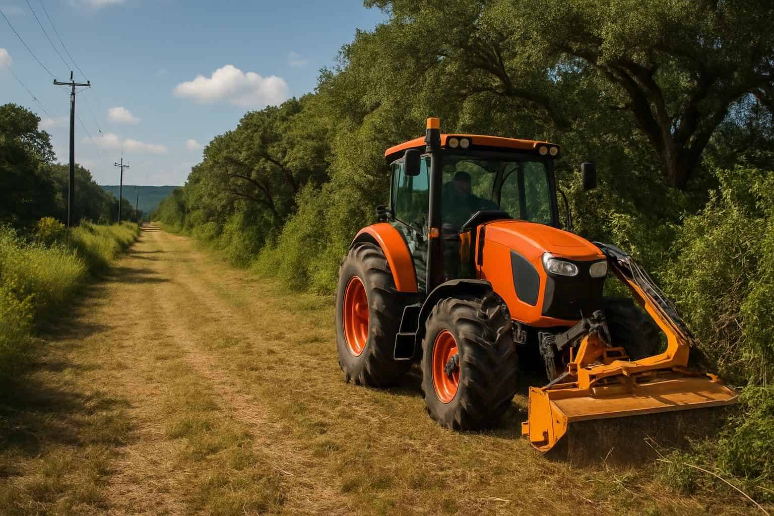 Vegetation Control ROW in Sisterdale Texas
