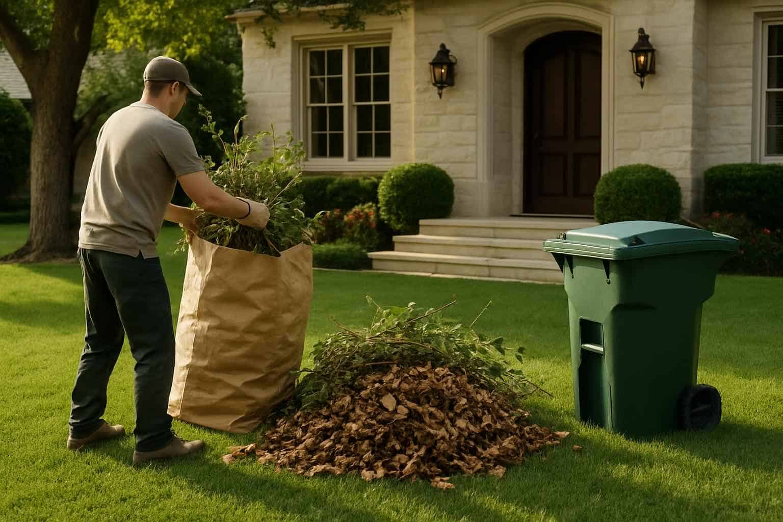 Yard Waste Removal in Center Point Texas