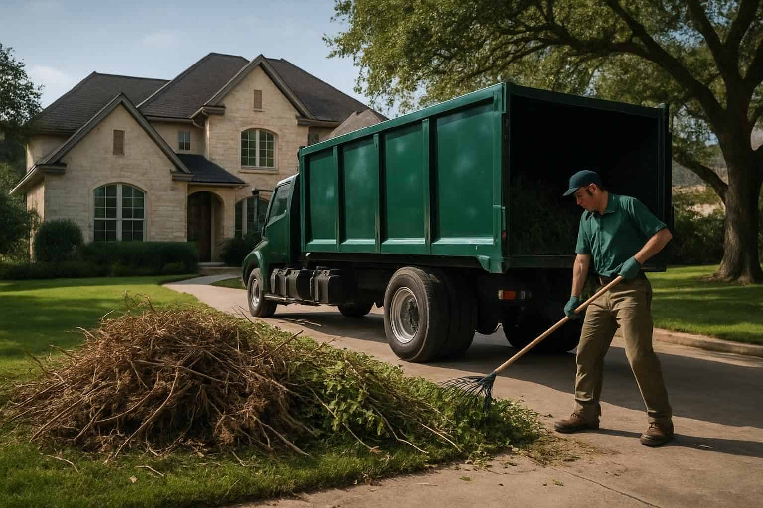 Yard Waste Removal in Ingram Texas