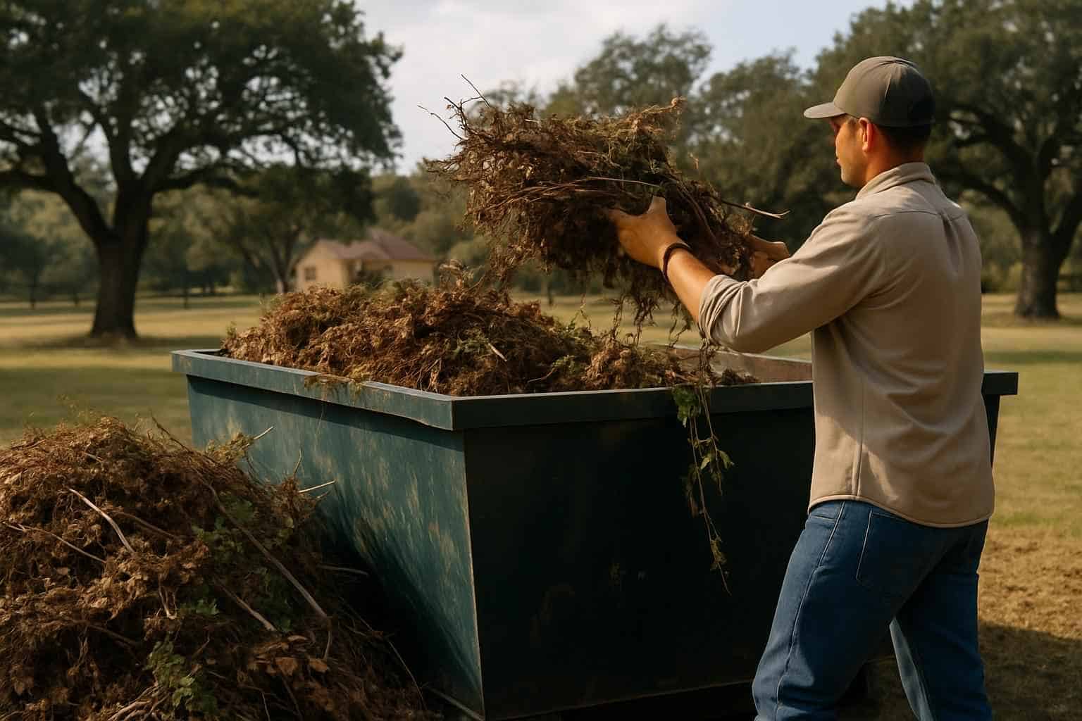 Yard Waste Removal in Johnson City Texas