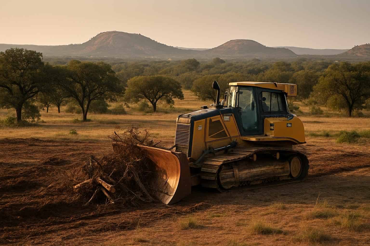 Acreage Land Clearing in Llano Texas