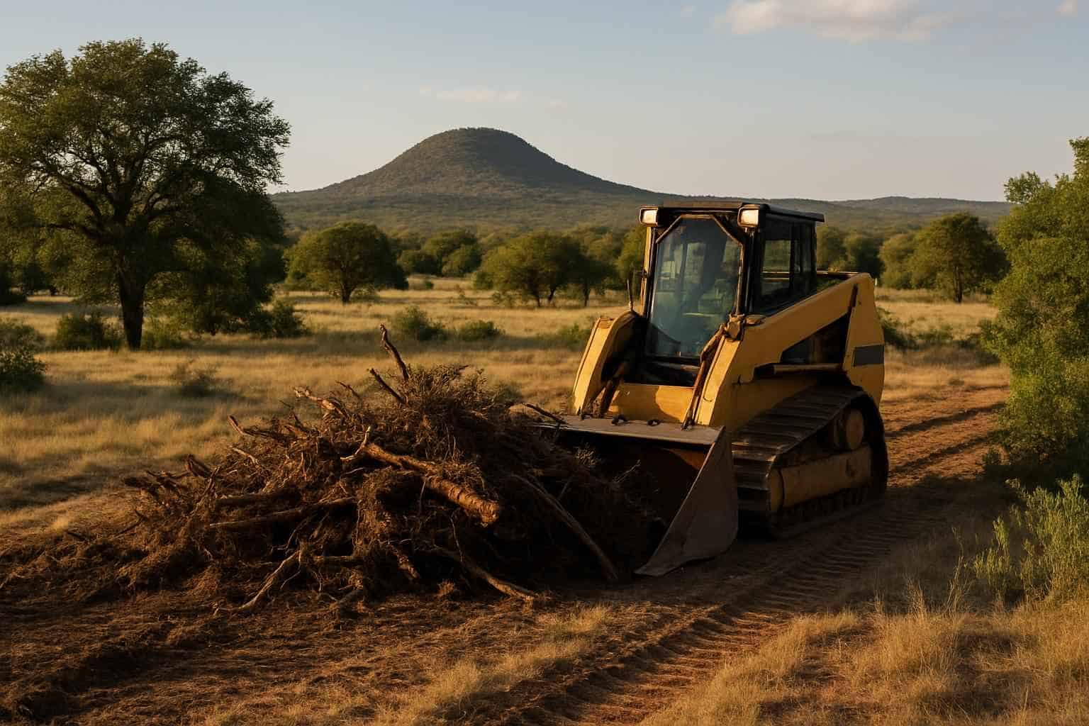 Acreage Land Clearing in Round Mountain Texas