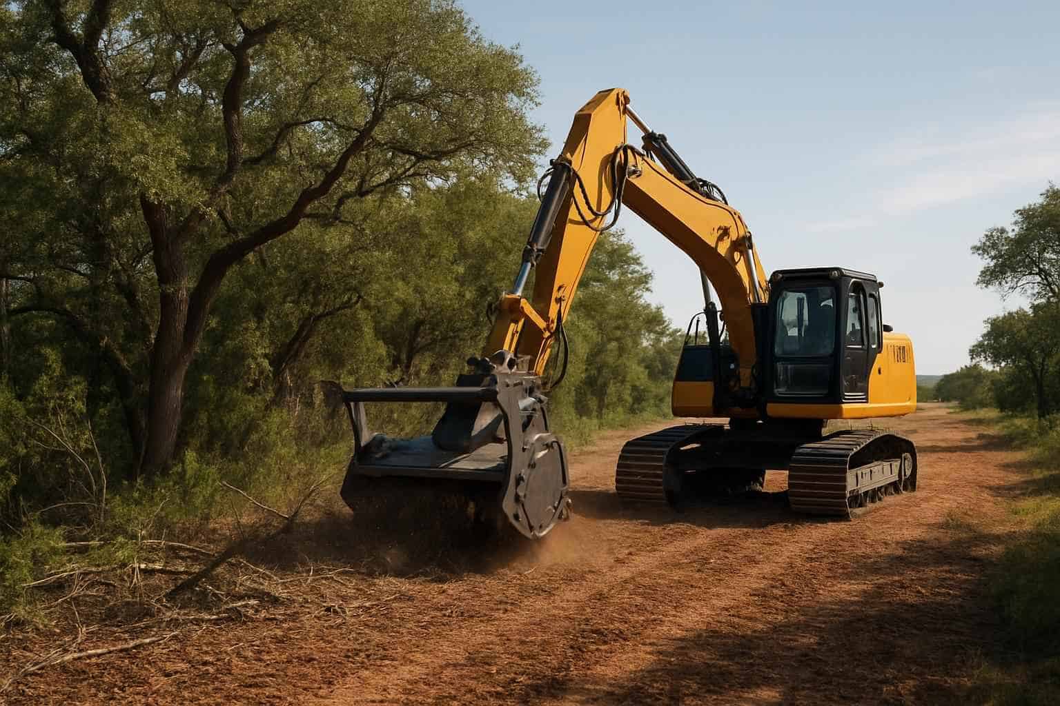 Boundary Line Clearing in Granite Shoals Texas