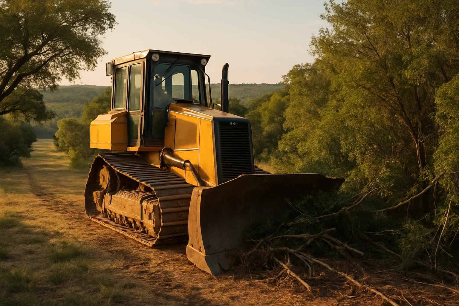 Boundary Line Clearing in Hunt Texas