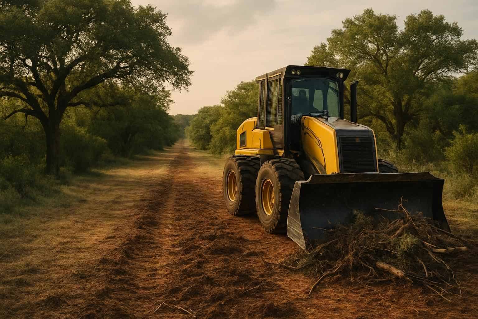 Boundary Line Clearing in Round Mountain Texas