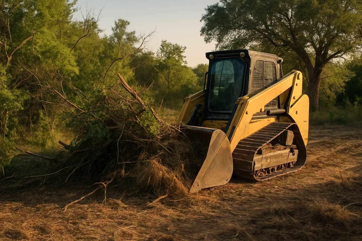 Brush and Tree Lot Clearing in Kingsland Texas