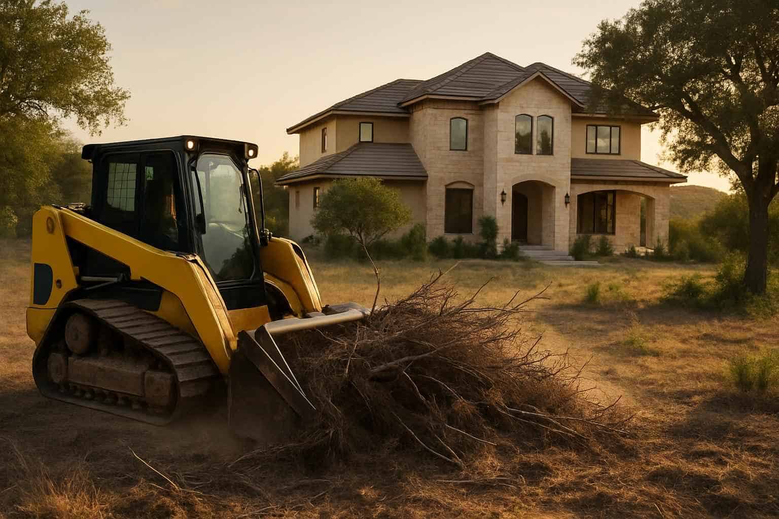 Brush Clearing for New Builds in Boerne Texas
