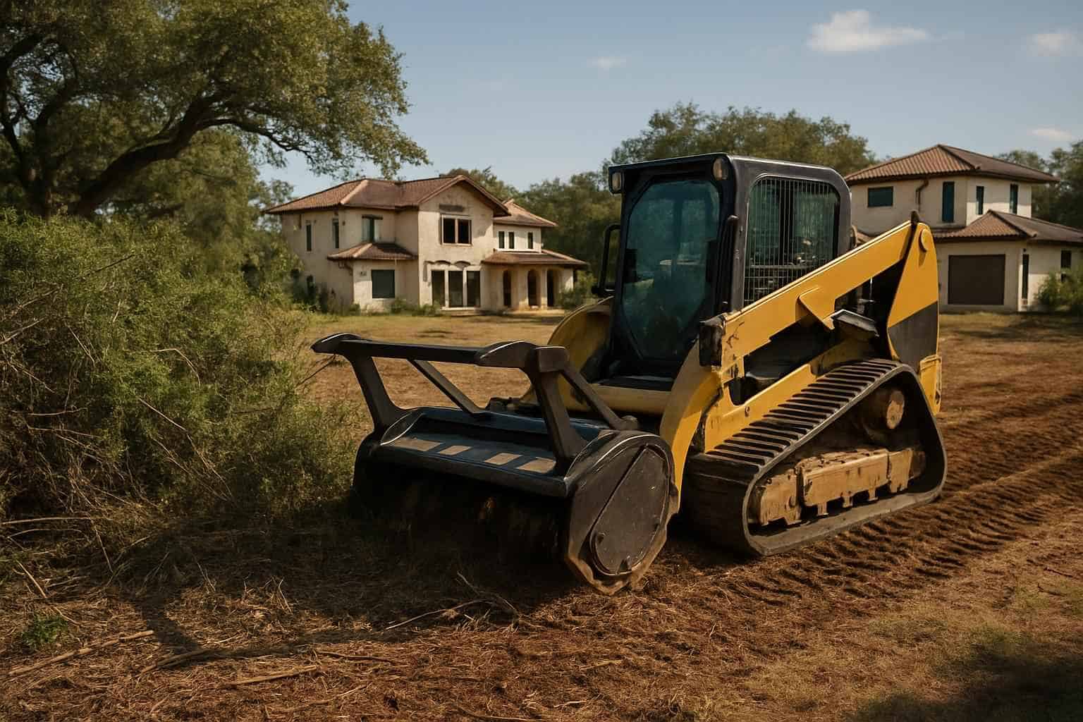 Brush Clearing for New Builds in Granite Shoals Texas