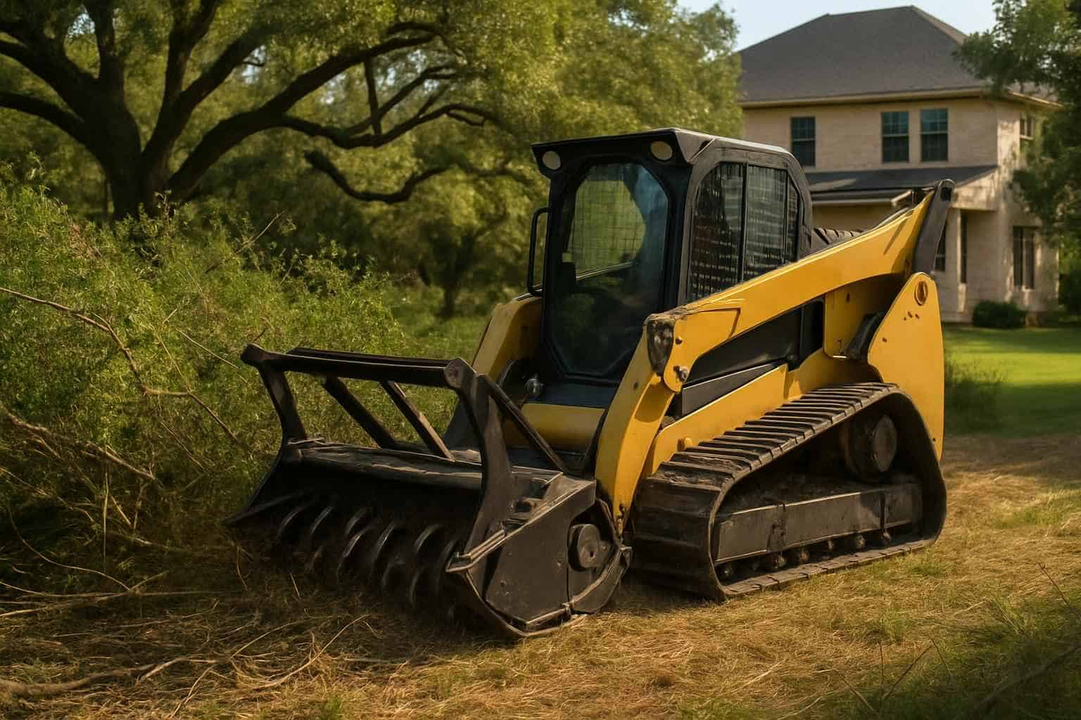 Brush Clearing in Cypress Mill Texas