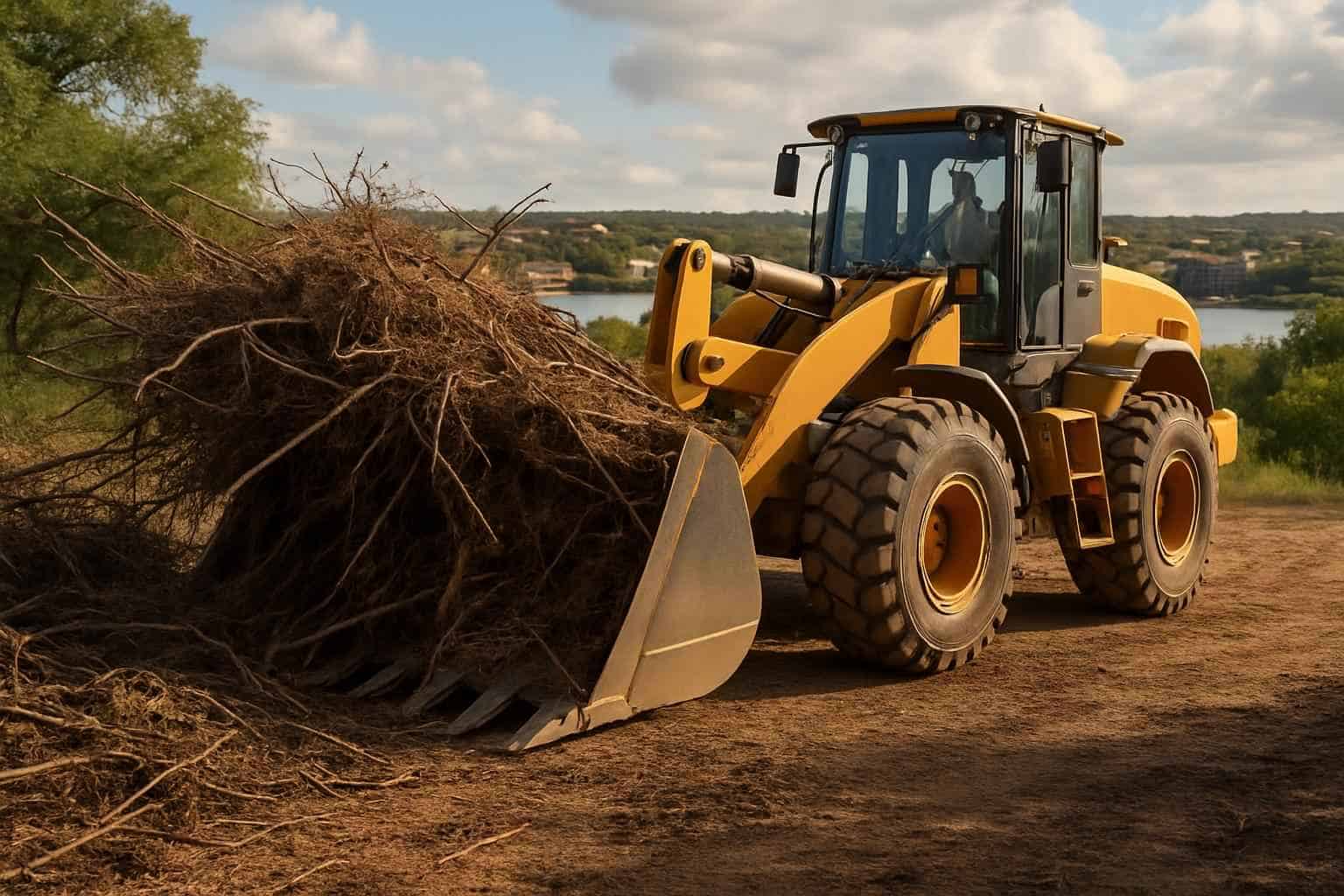 Brush Debris Removal in Horseshoe Bay Texas