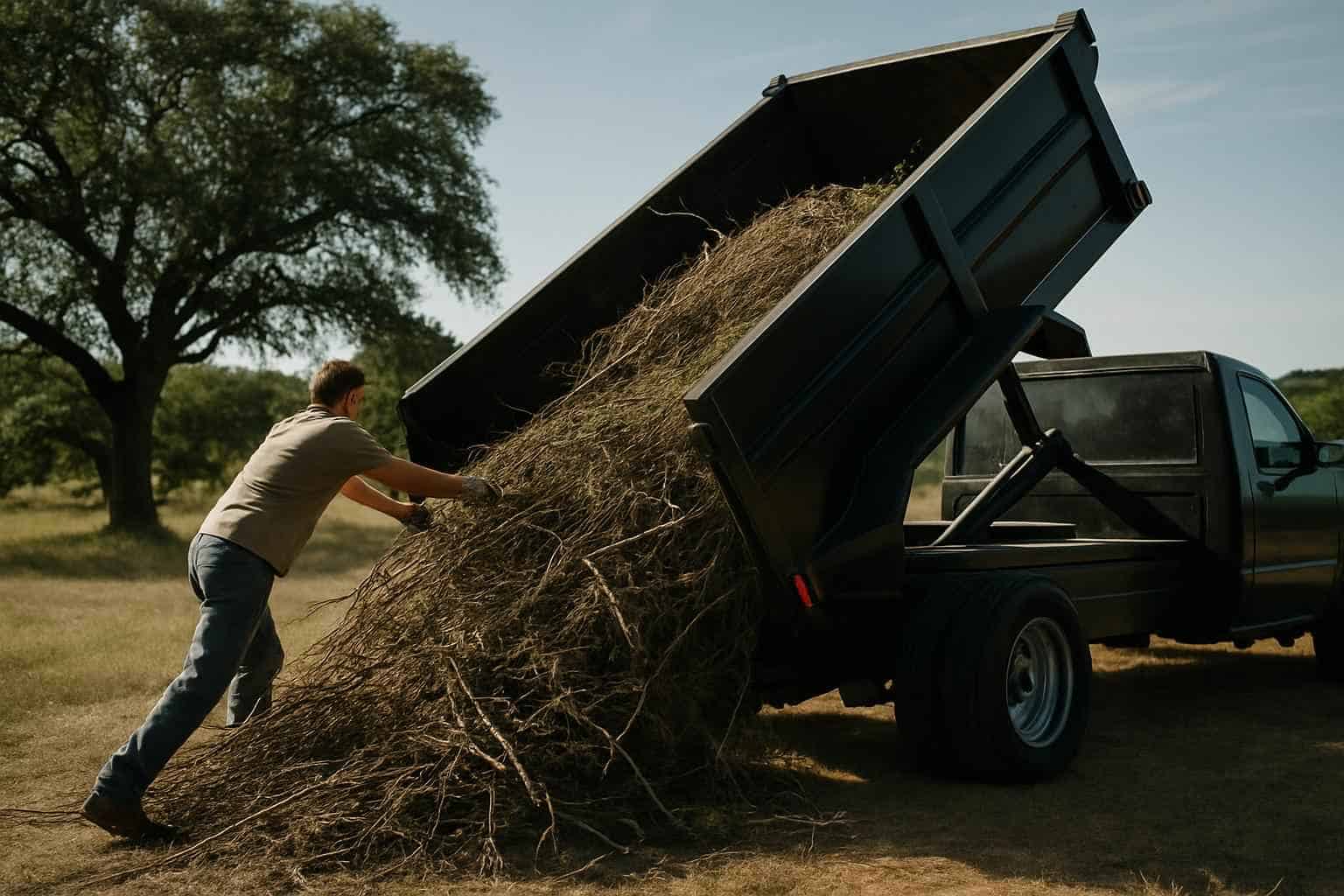 Brush Hauling and Disposal in Llano Texas