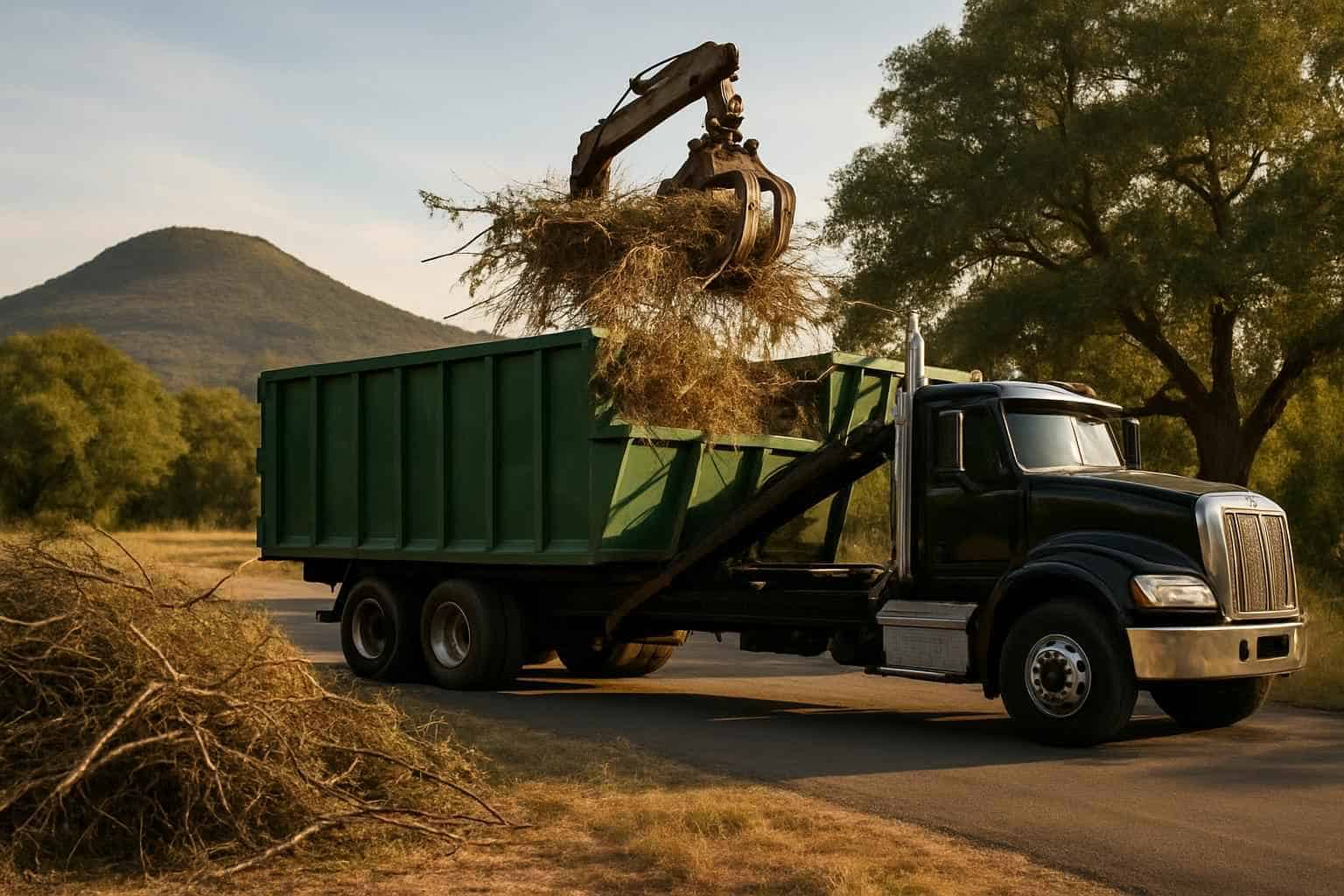 Brush Hauling and Disposal in Round Mountain Texas