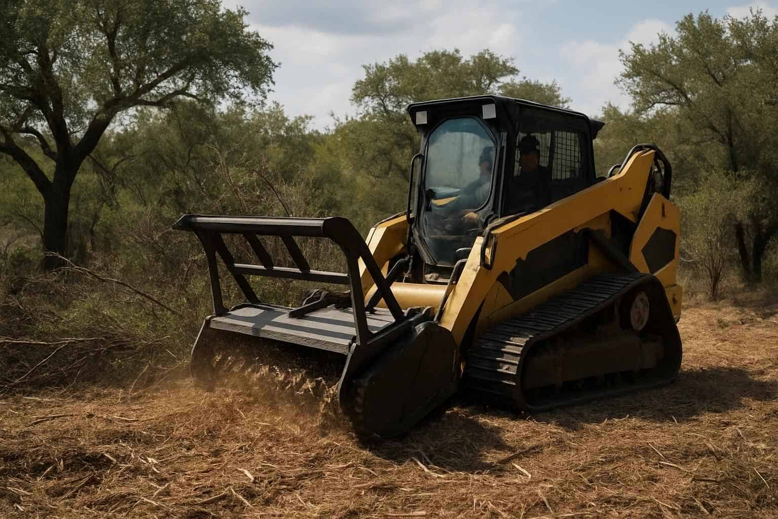 Brush Mulching in Boerne Texas