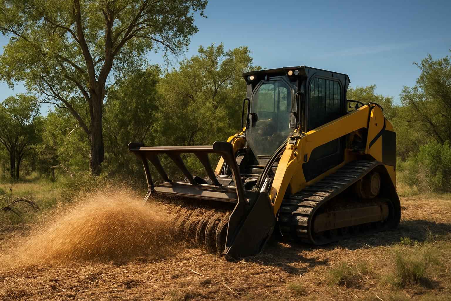 Brush Mulching in Cottonwood Shores Texas