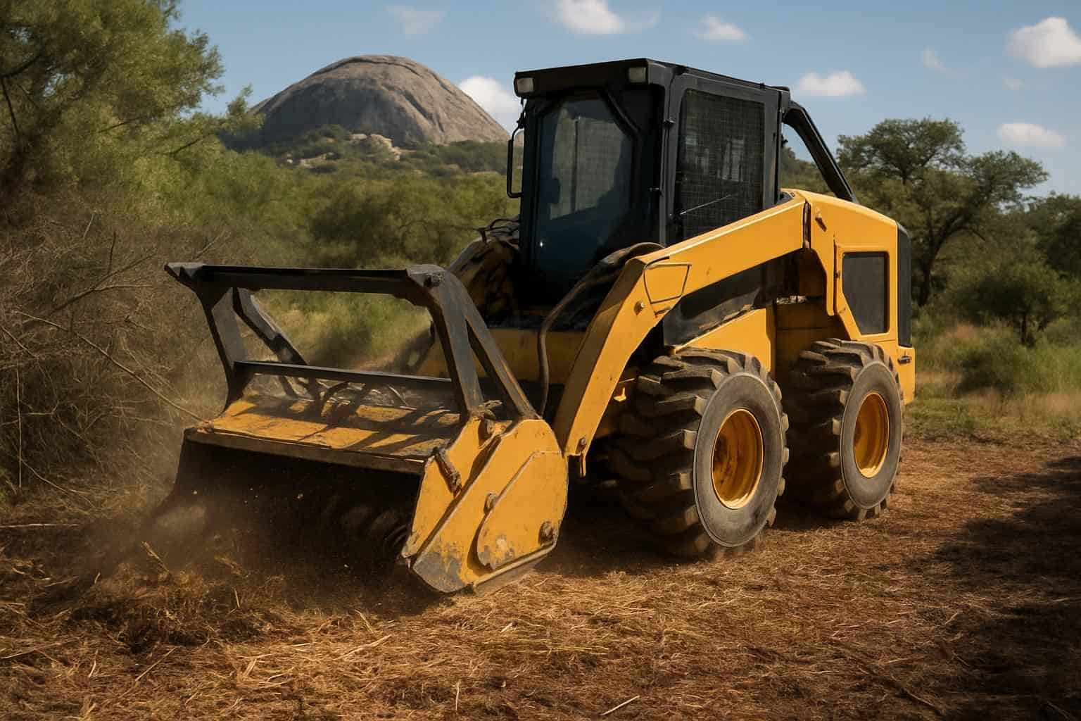 Brush Mulching in Granite Shoals Texas