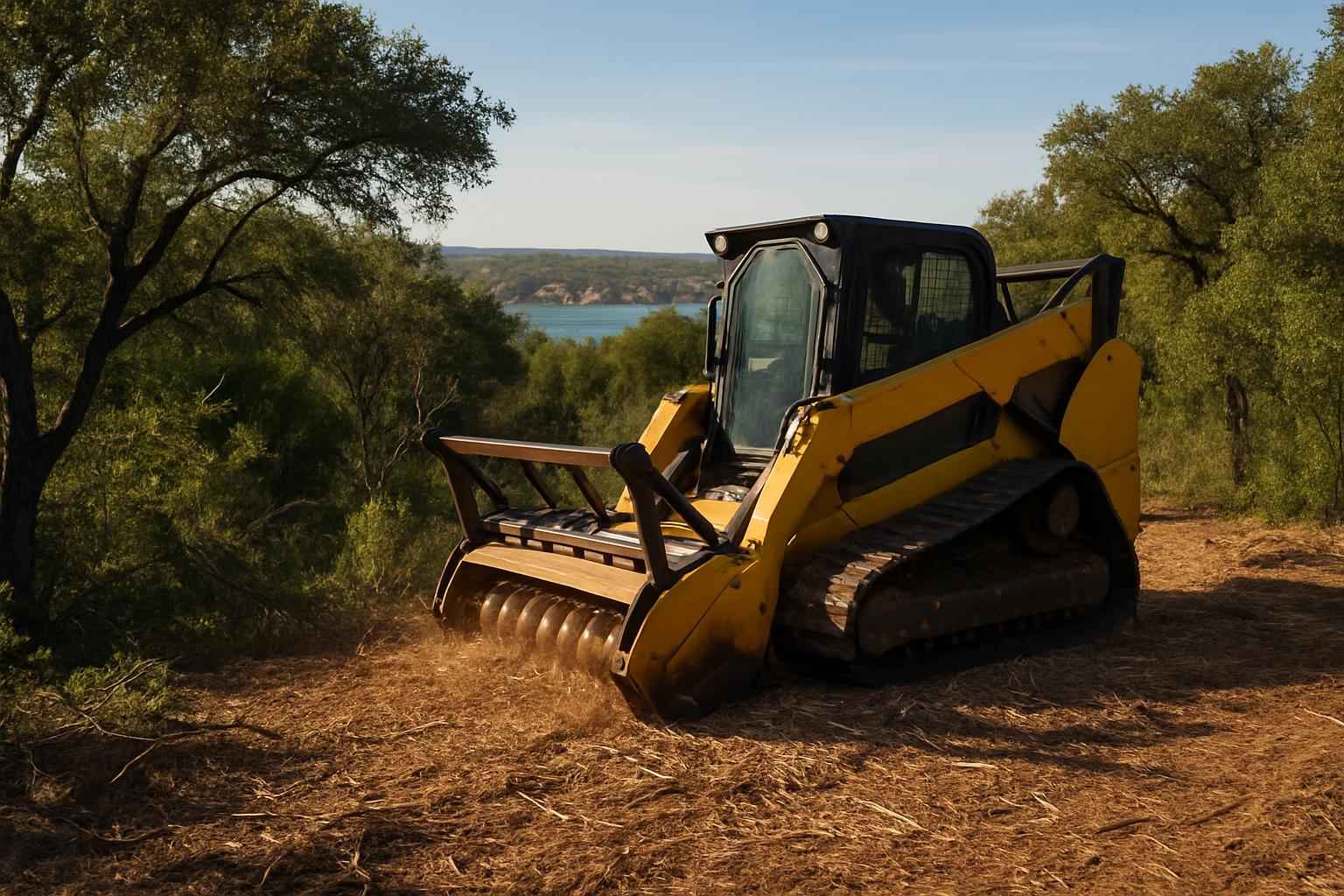 Brush Mulching in Horseshoe Bay Texas
