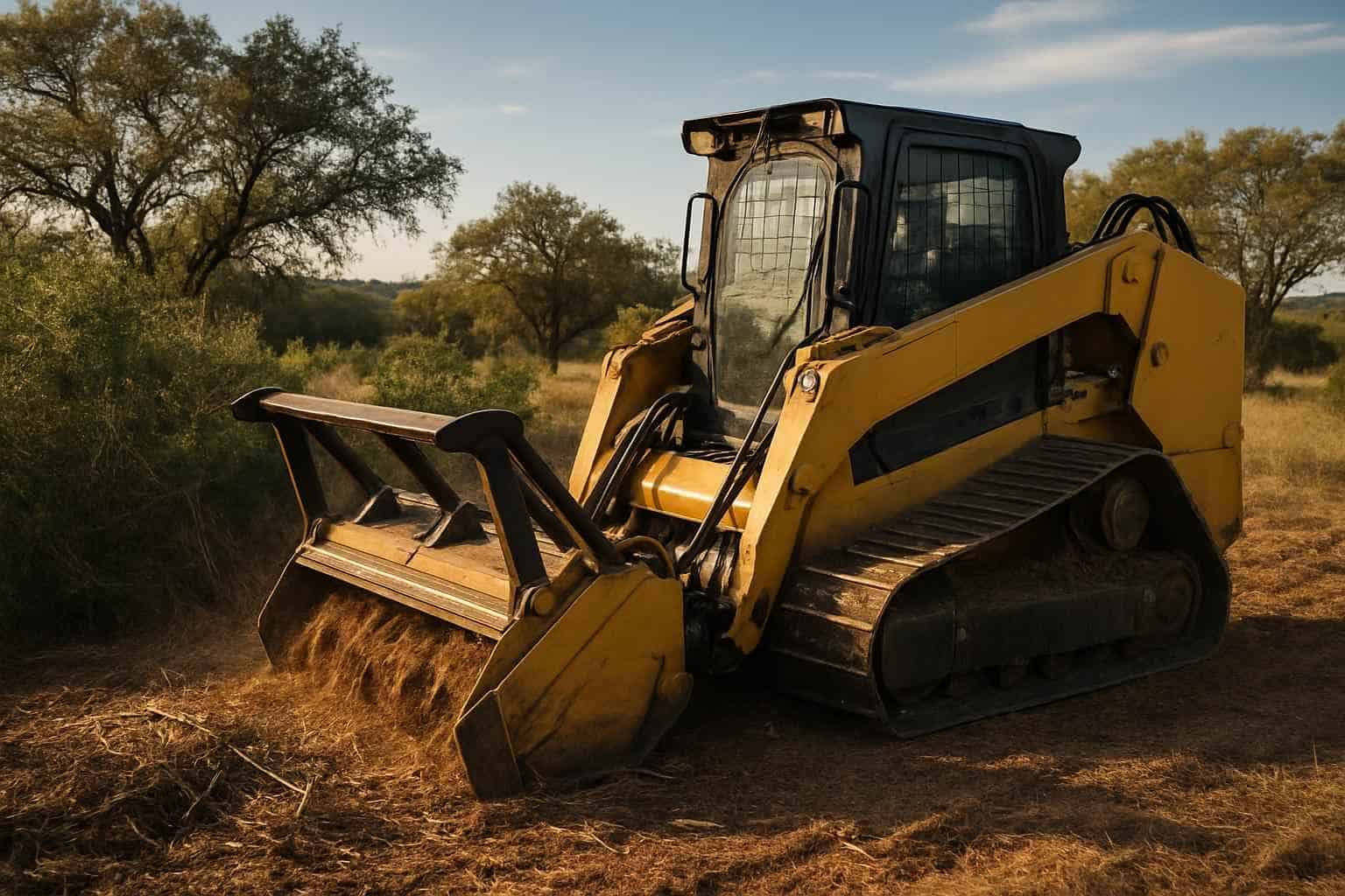 Brush Mulching in Kingsland Texas