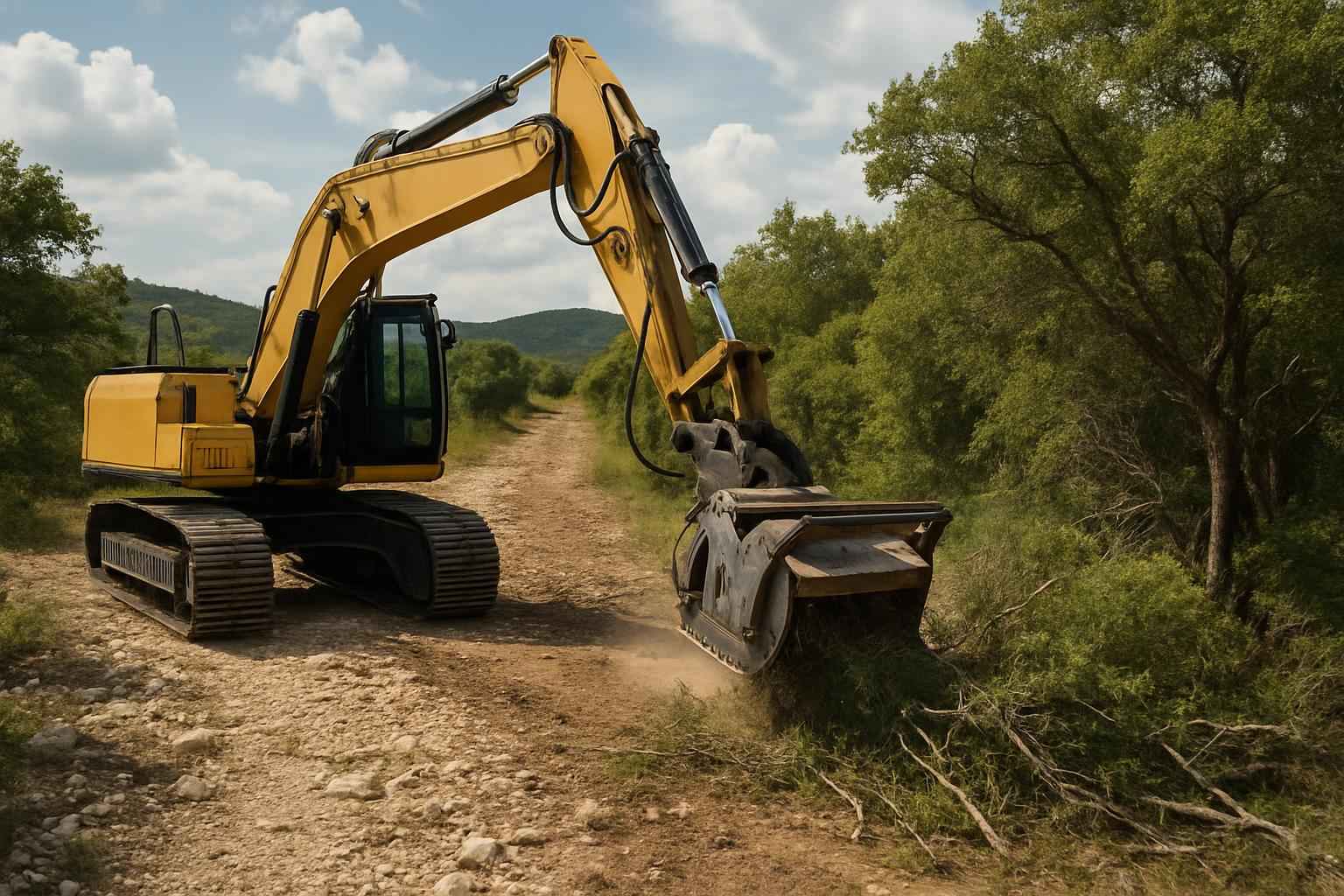 Brush ROW Clearing in Hunt Texas