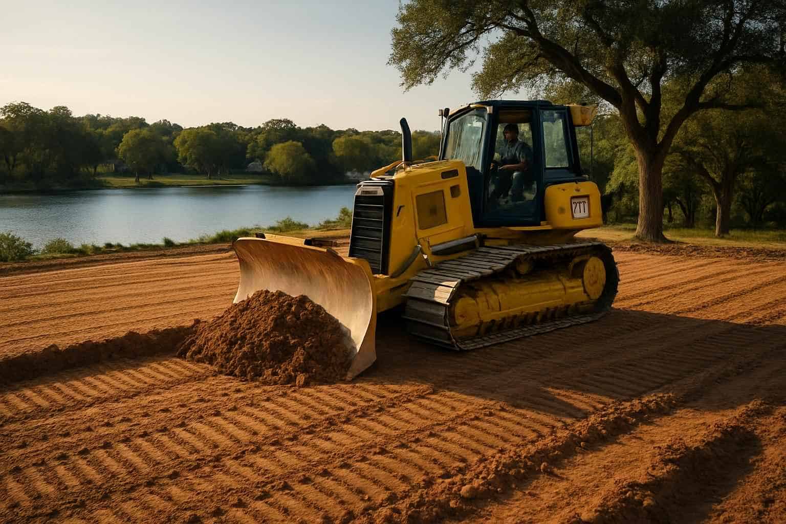 Building Pad Prep in Granite Shoals Texas