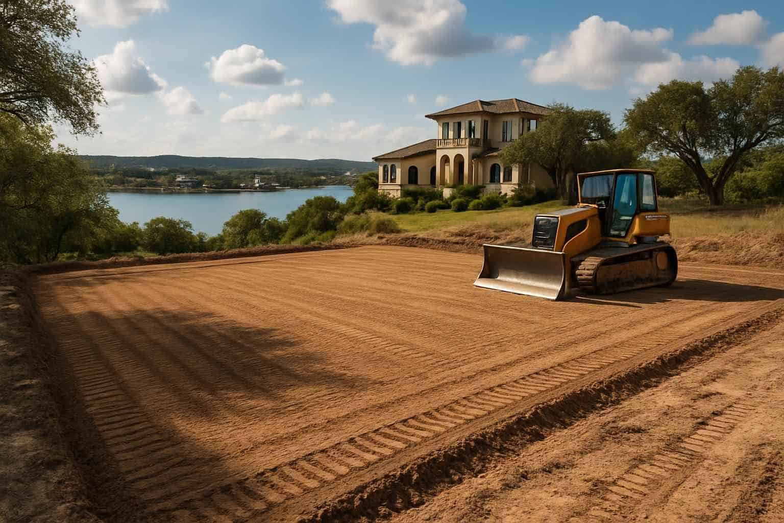 Building Pad Prep in Horseshoe Bay Texas