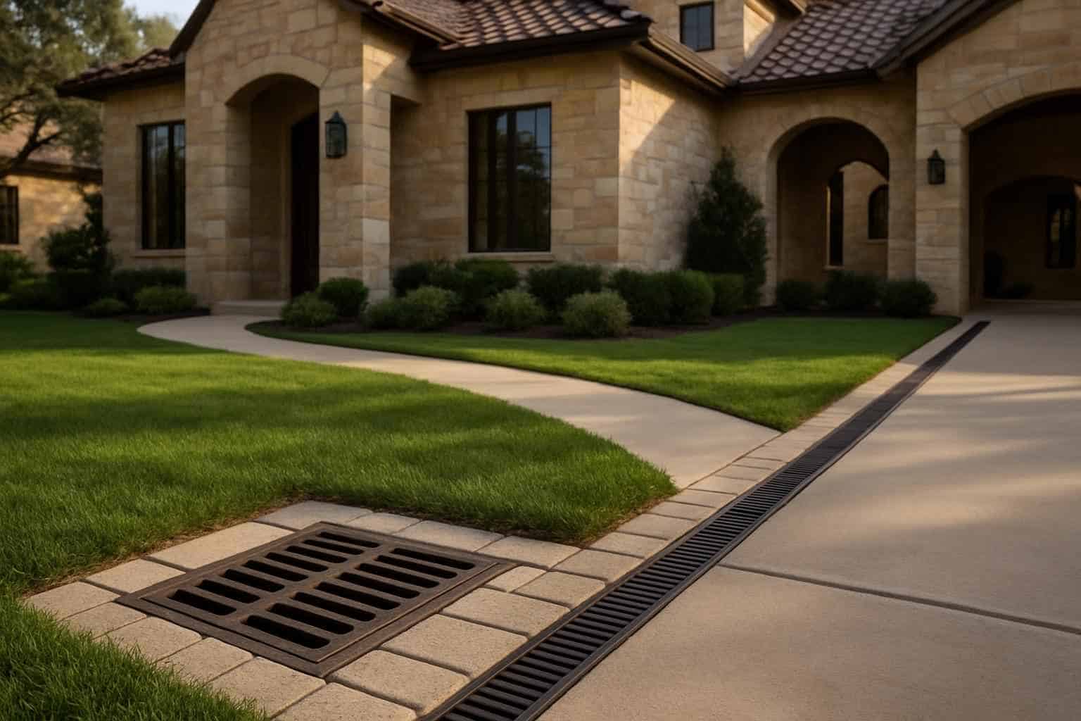 Catch Basins and Surface Drains in Boerne Texas