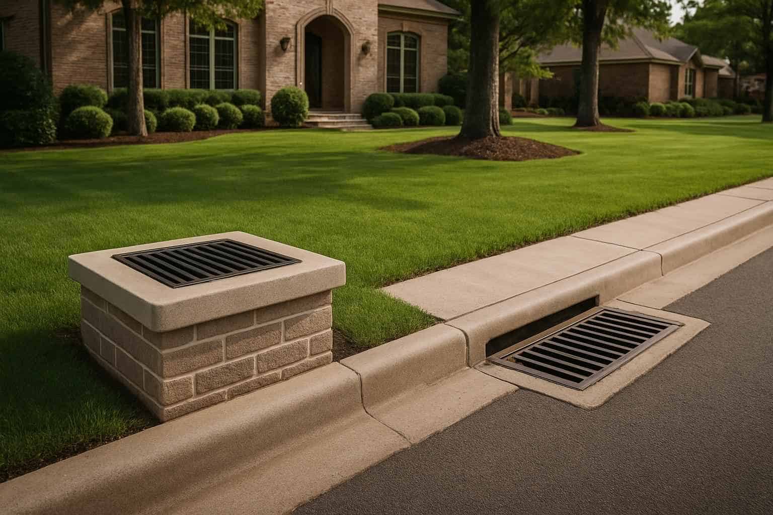 Catch Basins and Surface Drains in Cypress Mill Texas