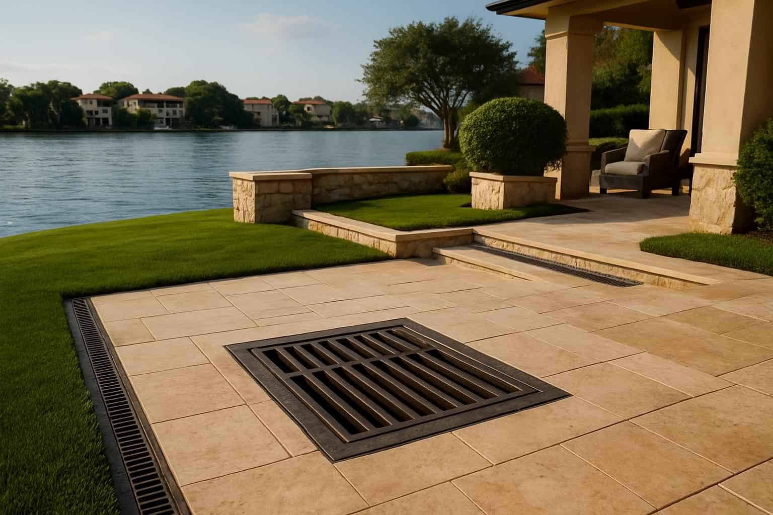 Catch Basins and Surface Drains in Horseshoe Bay Texas