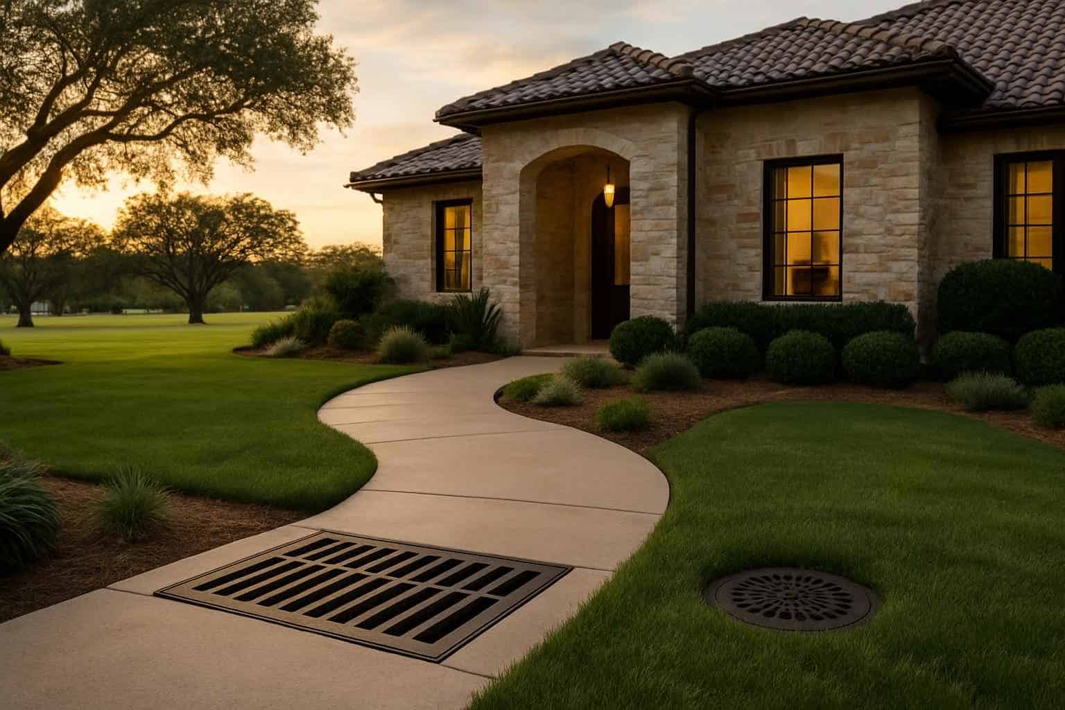 Catch Basins and Surface Drains in Hunt Texas