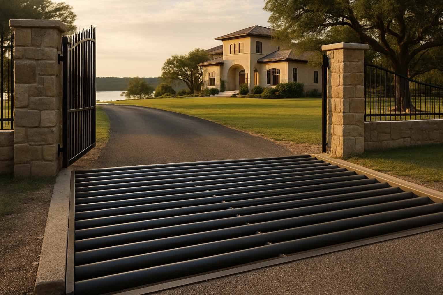 Cattle Guard Installation in Horseshoe Bay Texas