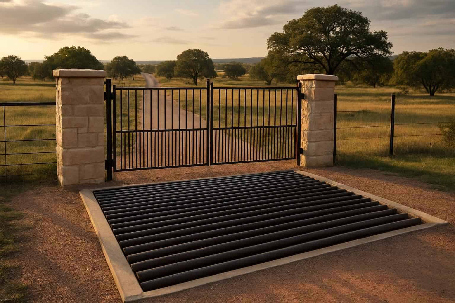 Cattle Guard Installation in Llano Texas