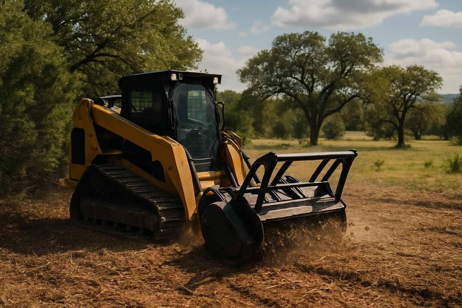 Cedar Clearing With Mulcher in Boerne Texas