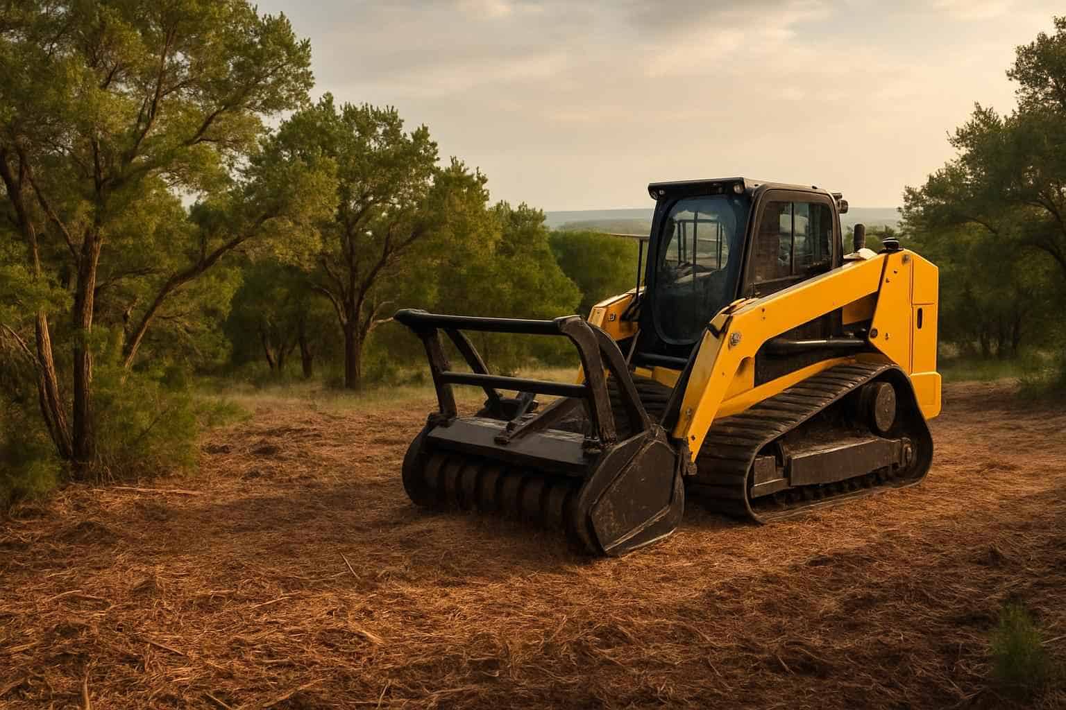 Cedar Clearing with Mulcher in Horseshoe Bay Texas