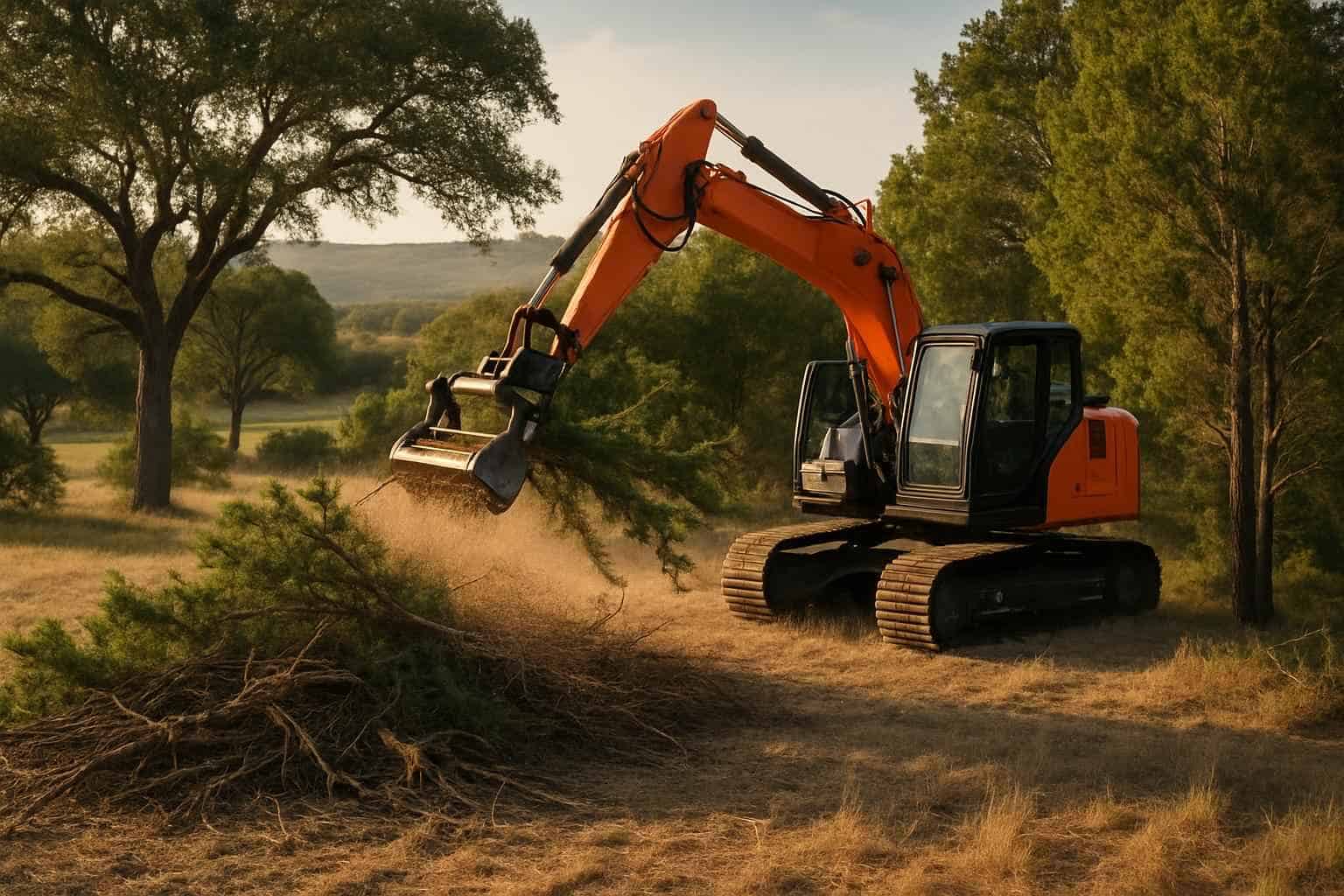 Cedar Fuel Reduction in Hunt Texas