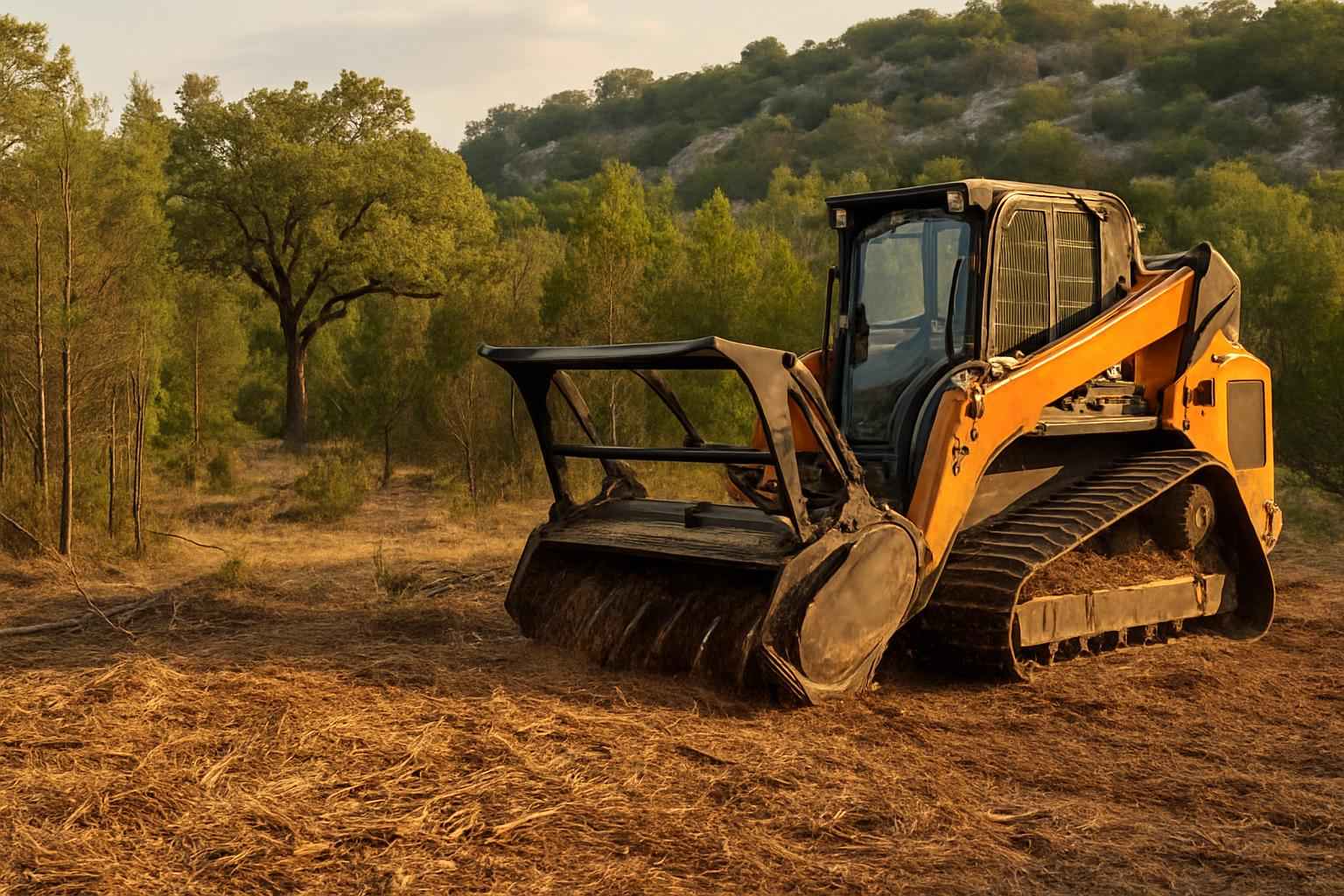 Cedar Mulching in Granite Shoals Texas