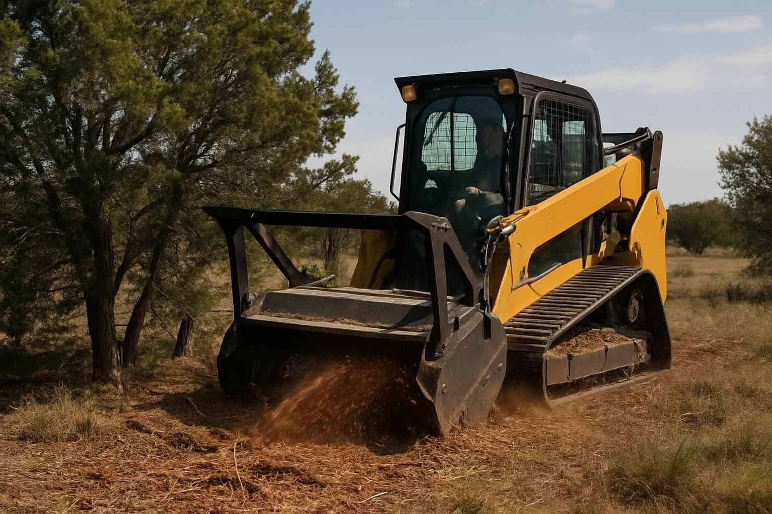 Cedar Mulching in Kingsland Texas