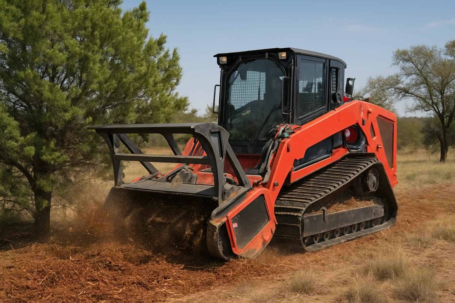 Cedar Mulching in Llano Texas
