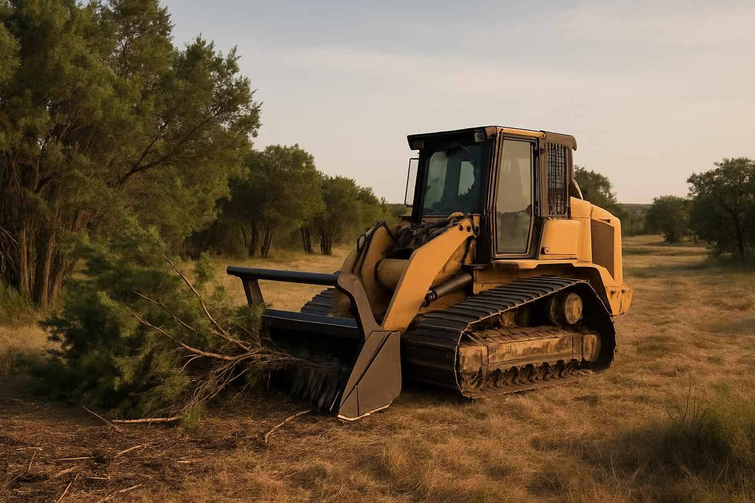 Cedar Pasture Clearing in Granite Shoals Texas