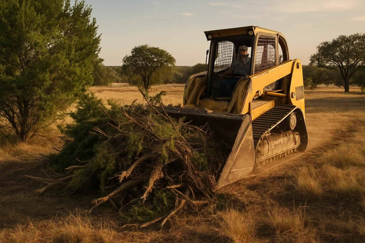 Cedar Pasture Clearing in Llano Texas