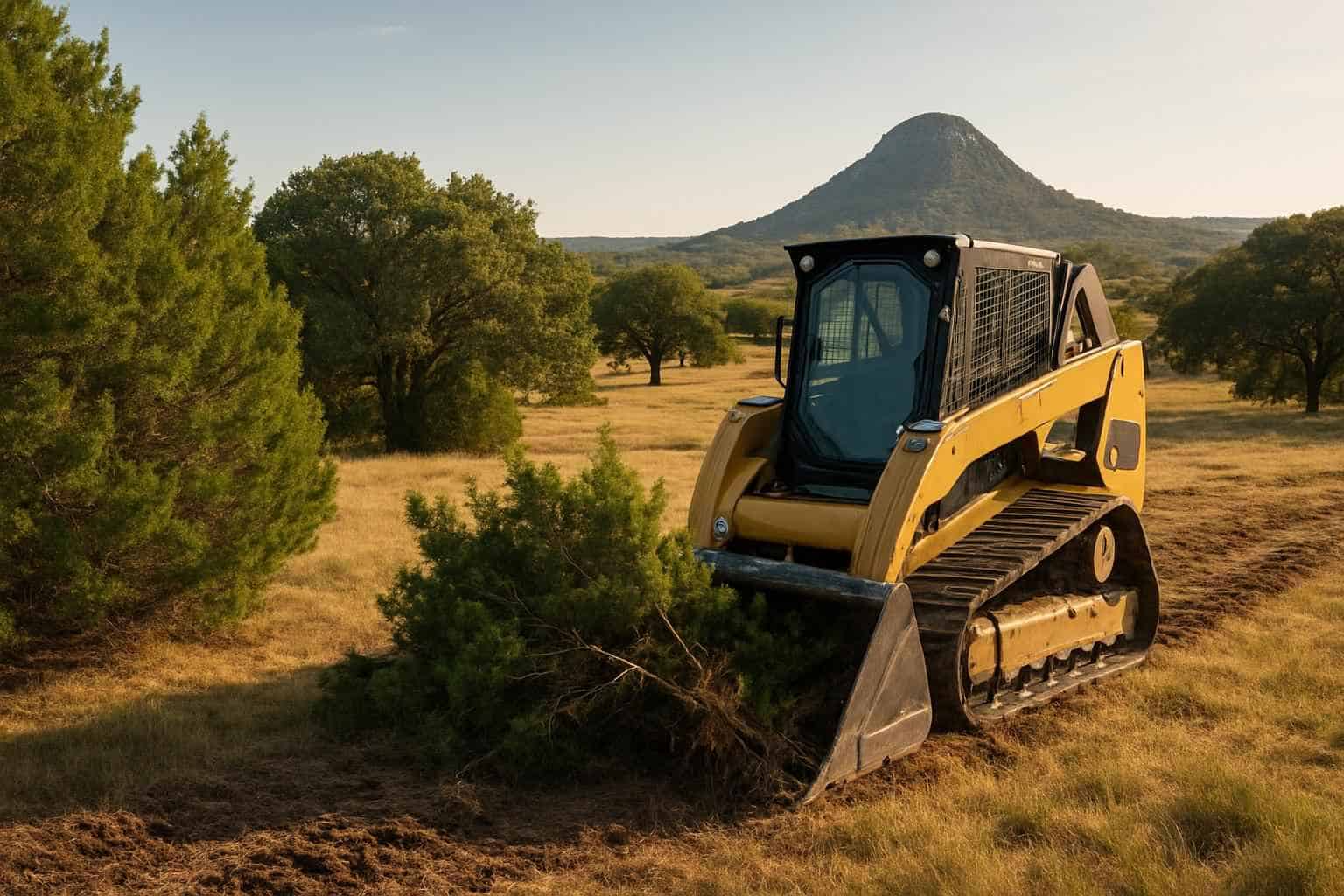 Cedar Pasture Clearing in Round Mountain Texas