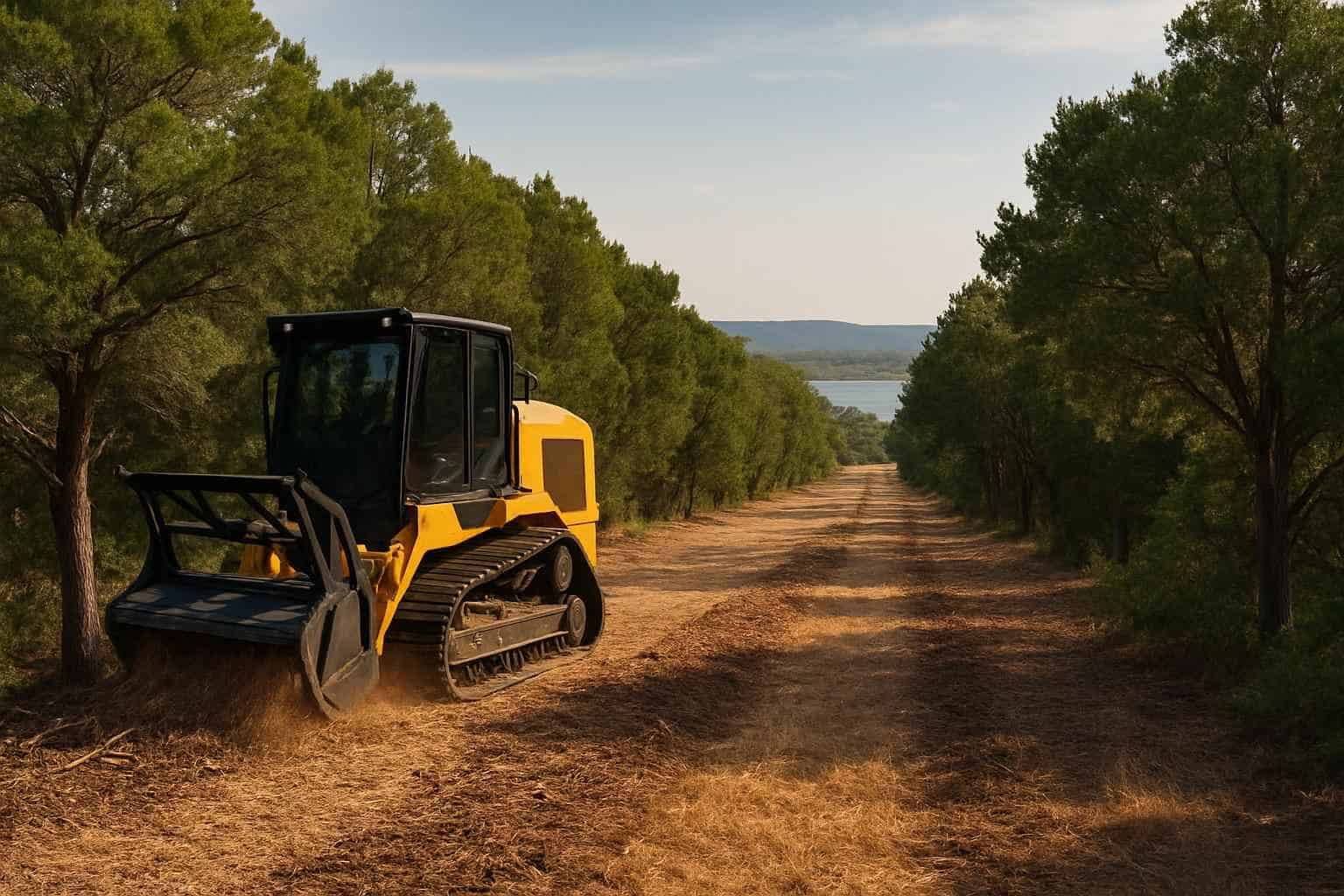 Cedar ROW Clearing in Horseshoe Bay Texas