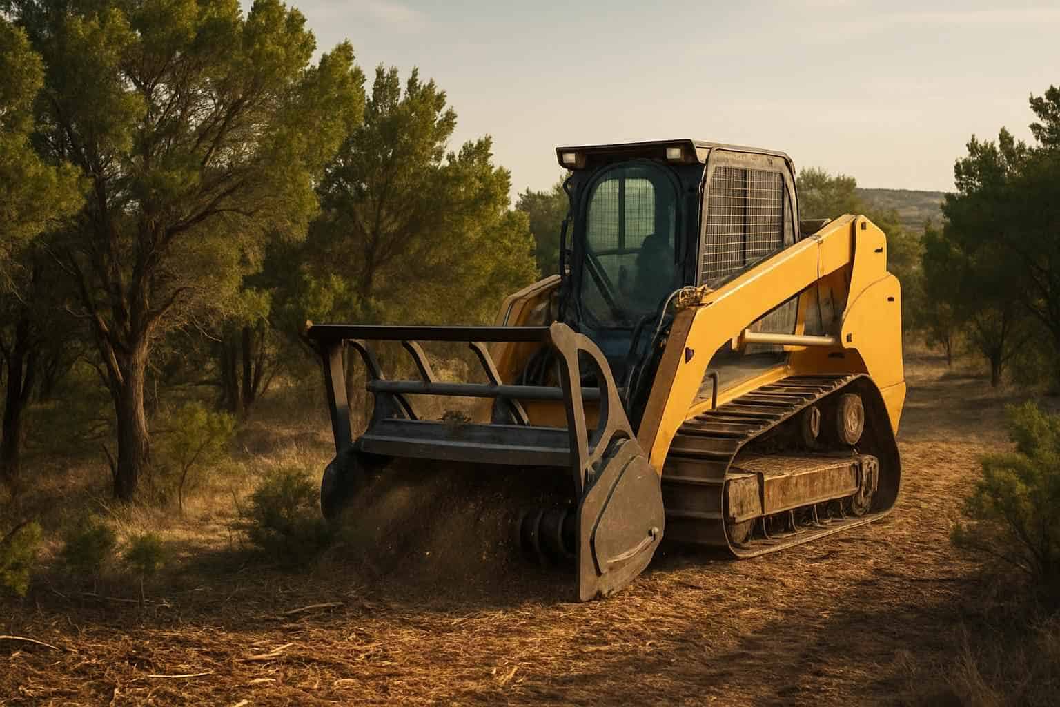 Cedar ROW Clearing in Llano Texas