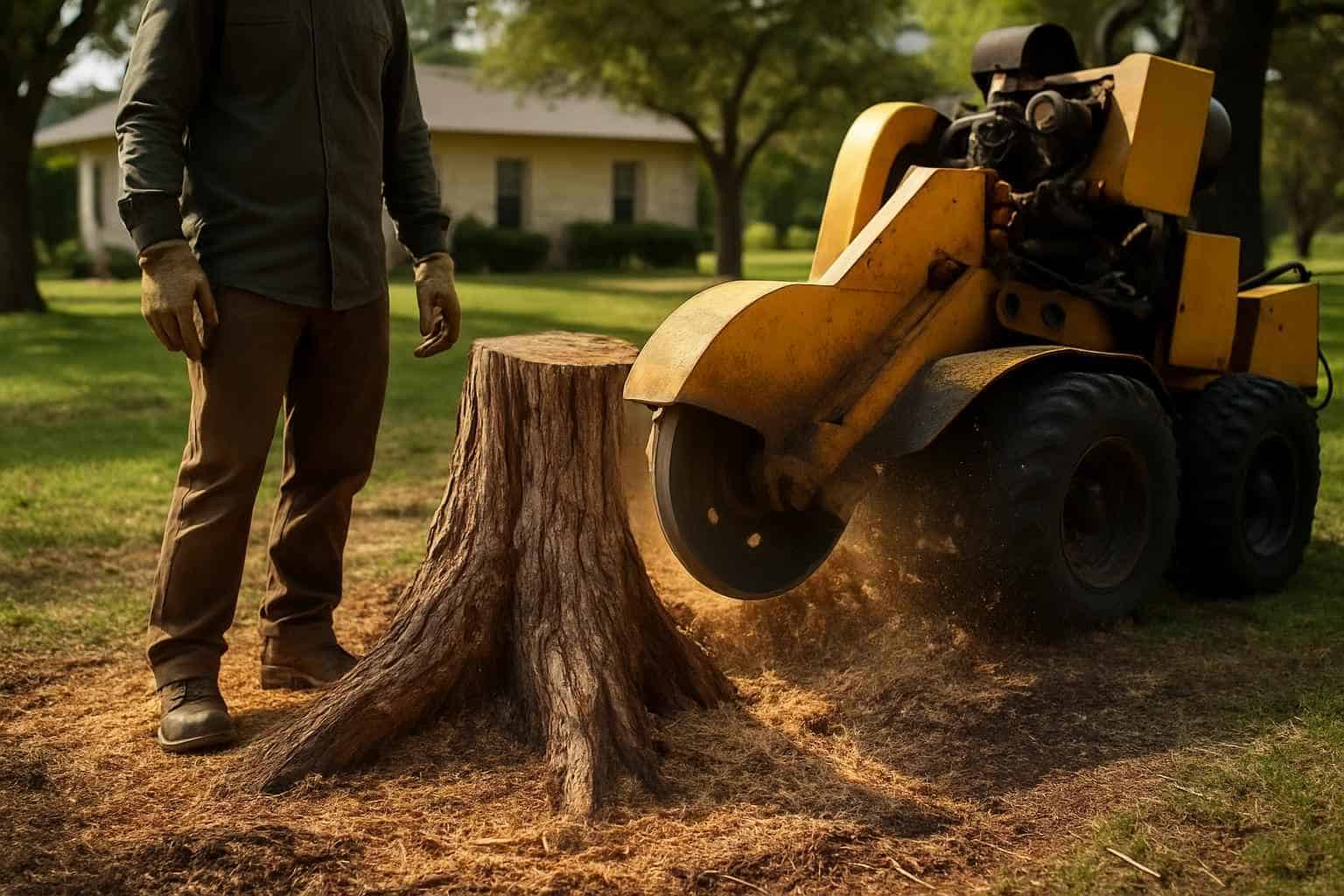 Cedar Stump Removal in Cottonwood Shores Texas